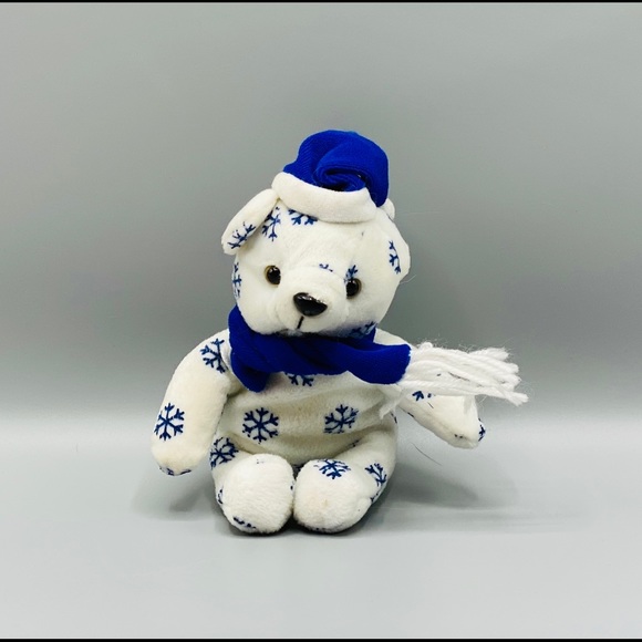 Oriental Trading Company Winter Bear Plush - Picture 1 of 8